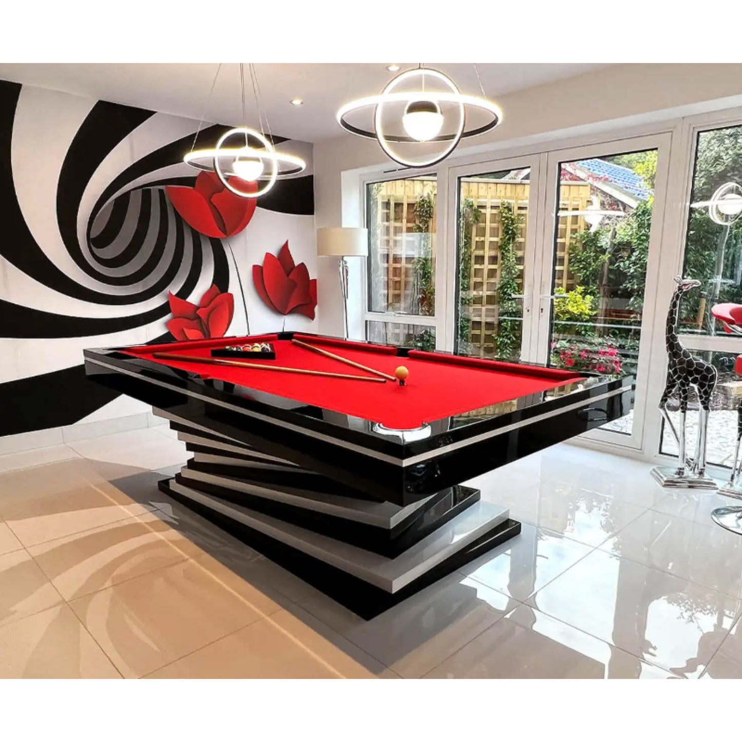 Aurelius NovaEdge 8-Foot Modern Pool Table